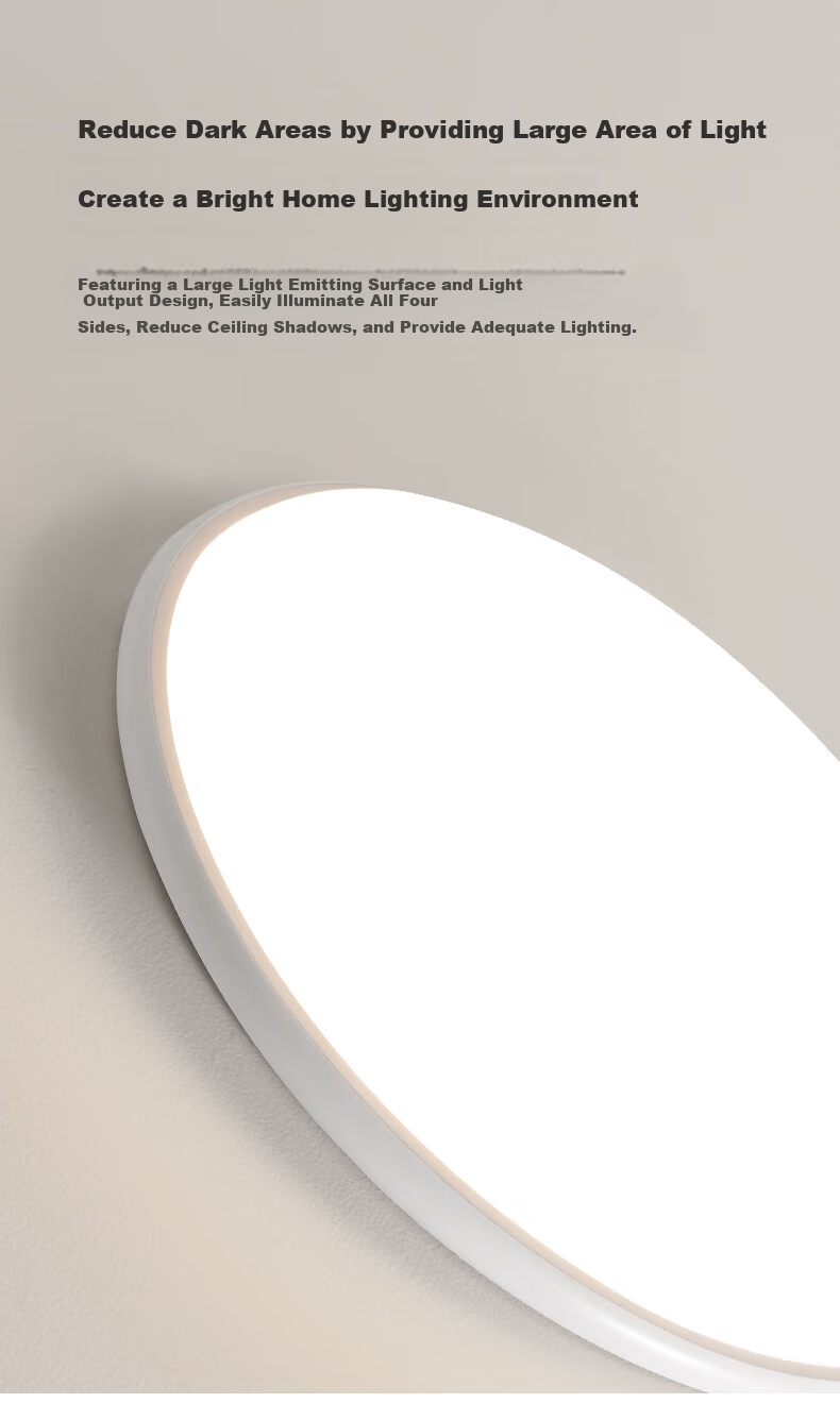 MICOE Eye-Protecting Bedroom Ceiling Light, Simple LED Minimalist Ultra-Thin Zhongshan Lighting Fixture, Room Main Light 7