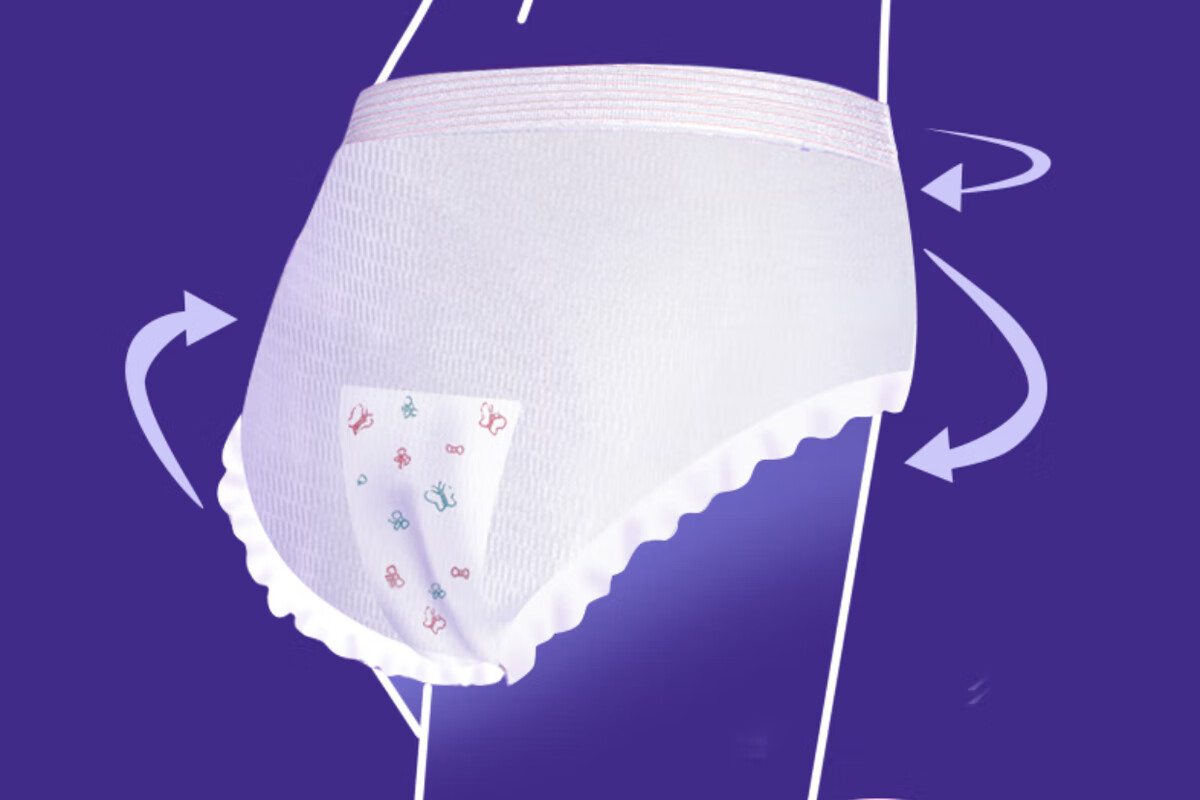 Ankexin Women's Menstrual Pads, XL Size, 20 Pieces, Safety Shorts, Nighttime Pads, Sanitary Napkins, Large Size, Extra Protection Grade 13