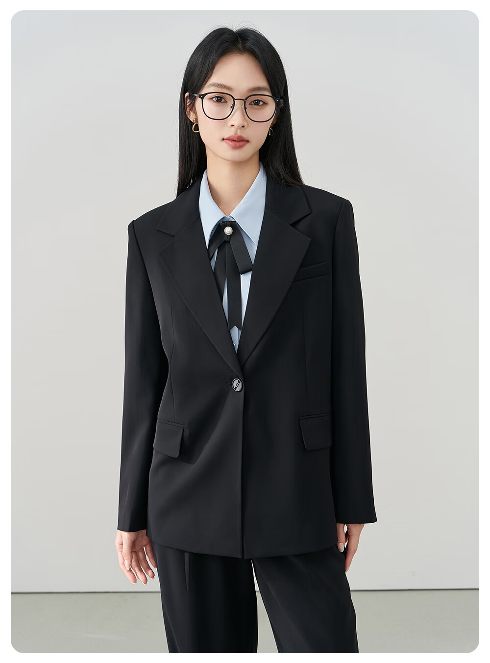 Miss Bird Women's Suit Set Professional High-End Interview Formal Workwear Blazer 6