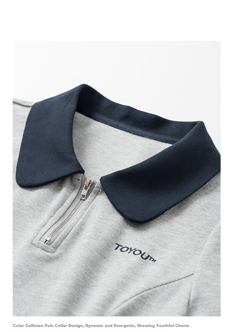 Chuyu Age-Reducing Retro 2025 Summer New Color-Block Polo Collar Dress for Women with Spliced T-Shirt Skirt, Floral Gray, S 18