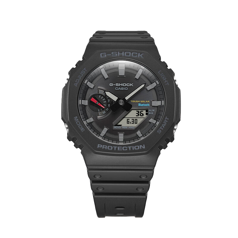 Casio Men's G-SHOCK Solar-Powered Bluetooth Sports Watch, Japanese/Korean Style, Gift for Boyfriend, GA-B2100