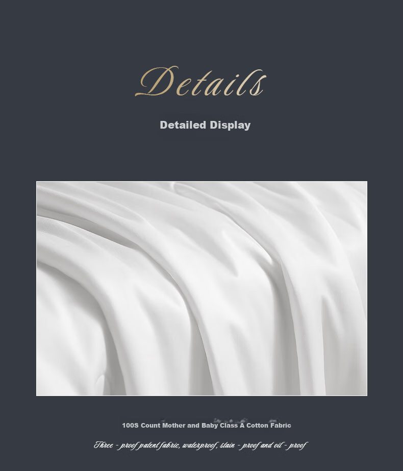 Canasin Pillow, Hilton Five-Star Hotel Down Pillow Class A 95% White Goose down Pillow, Single Piece 74*48cm 11
