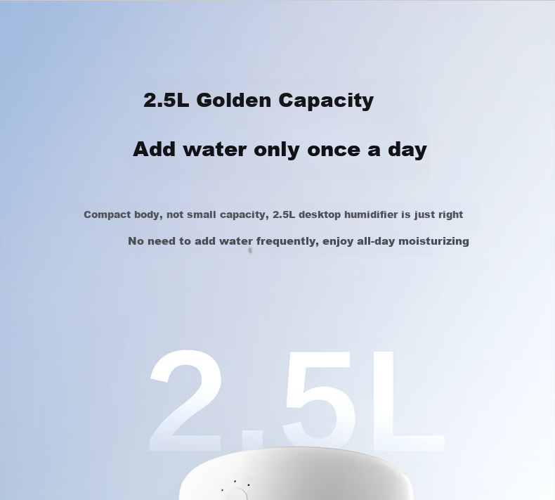 SUPOR Humidifier, No-Mist Hot-Selling, Quiet Operation, Large Capacity, High Mist Output, for Office And Bedroom Use, Home-Use Mist-Free Humidifier, Air Conditioner Fan Companion, 33A 12