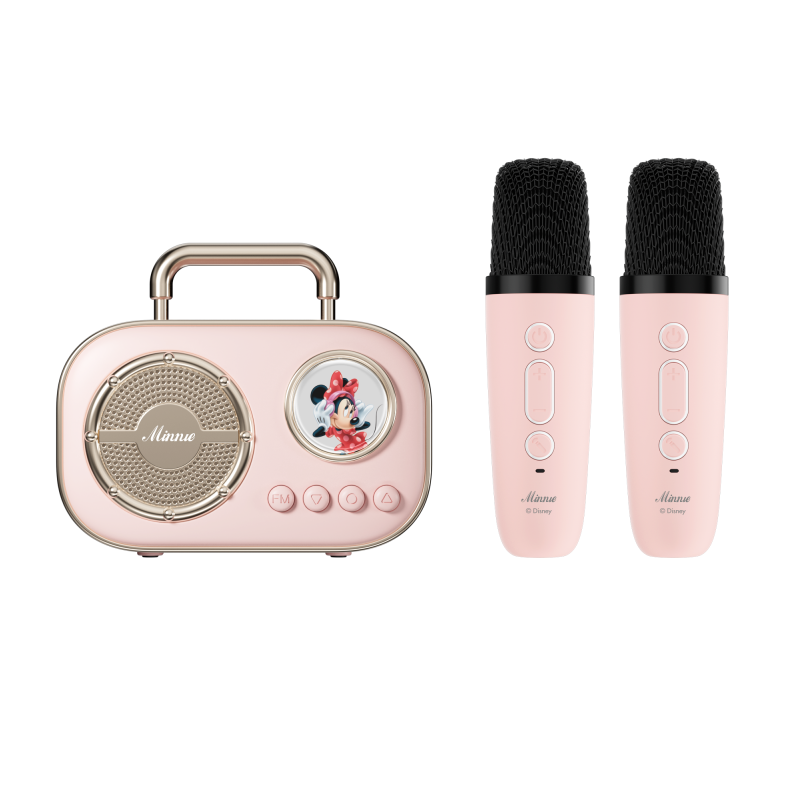 Disney Kids Wireless Microphone Speaker Set Bluetooth Speaker 3-10 Years Old Children's Toy Girl Back-to-School Gift