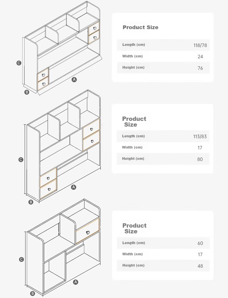 Shanshanmuyi Desktop Bookshelf, Multi-Tier Bookcase, Simple Storage Rack, Organizer Shelf for Office Desk, Study Table Storage Rack 32