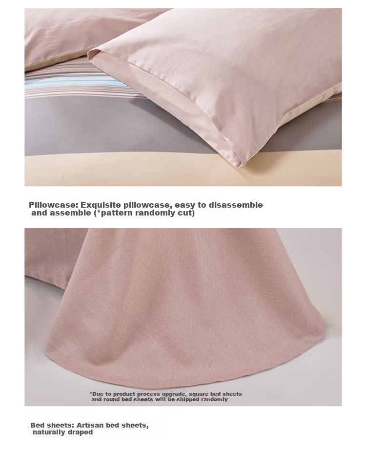 FUANNA Bedding Set, 100% Pure Cotton, Includes Bed Sheet And Duvet Cover, for King Size Bed, 230×229cm, Trajectory Patter 11