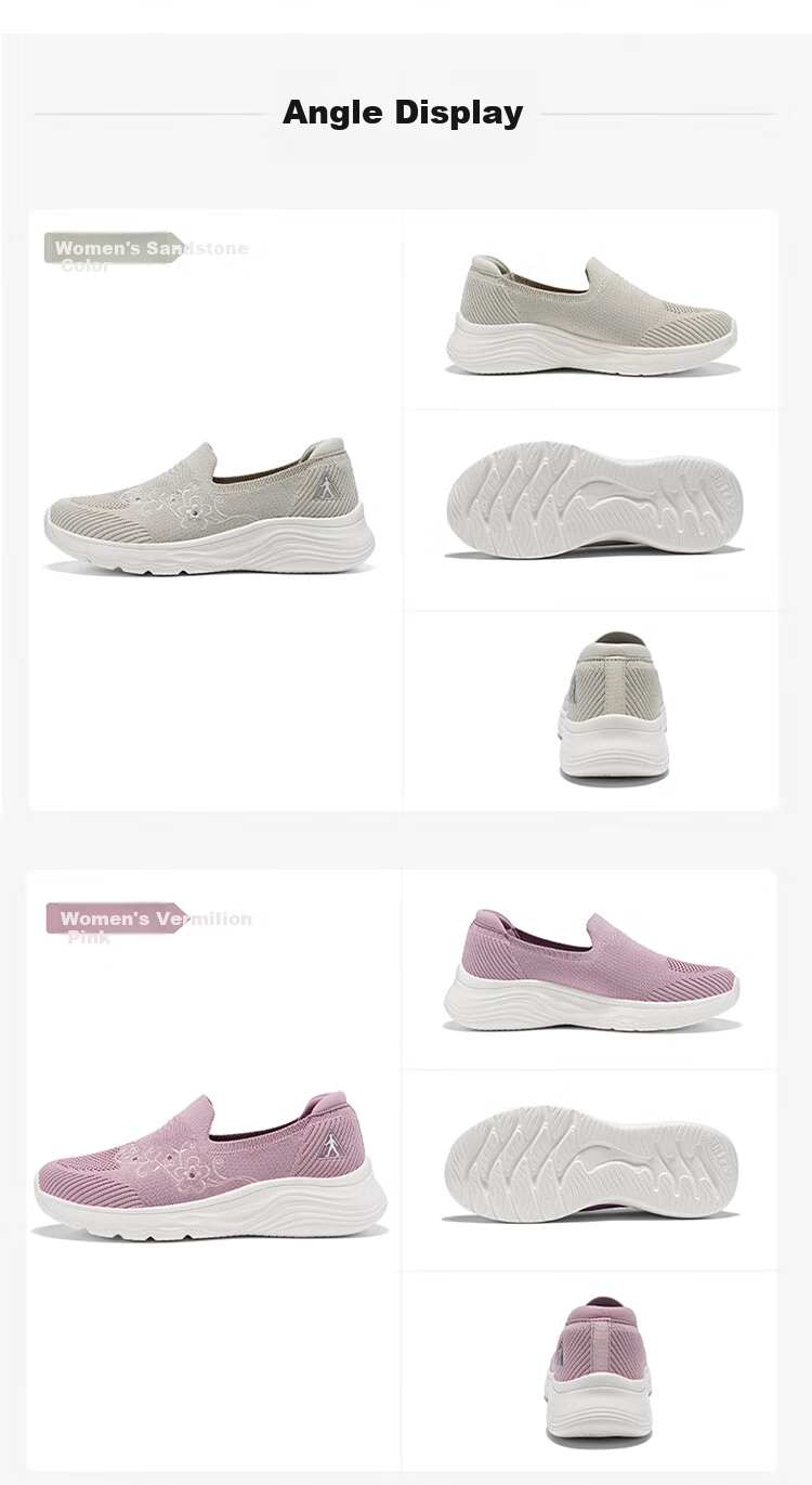 Zulijian Elderly Women's Shoes, Autumn Season, Middle-Aged And Elderly Mom Shoes, Soft-Soled Ladies Casual Shoes, 6028K Sand Color, Size 38 6