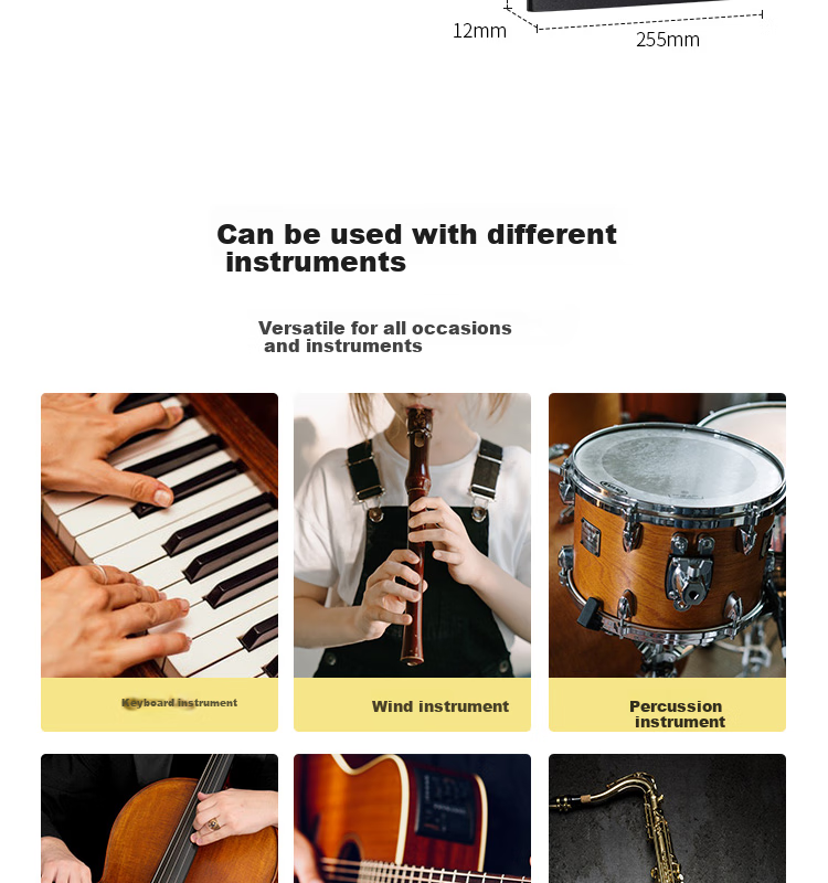 TIANSE Morandi Music Folder A4/40 Pages, Writable Document Folder, Sheet Music Folder, Piano File Folder, Guitar And Guzheng Sheet Music Folder, Non-Reflective, TS-1650, Mint Gree 7