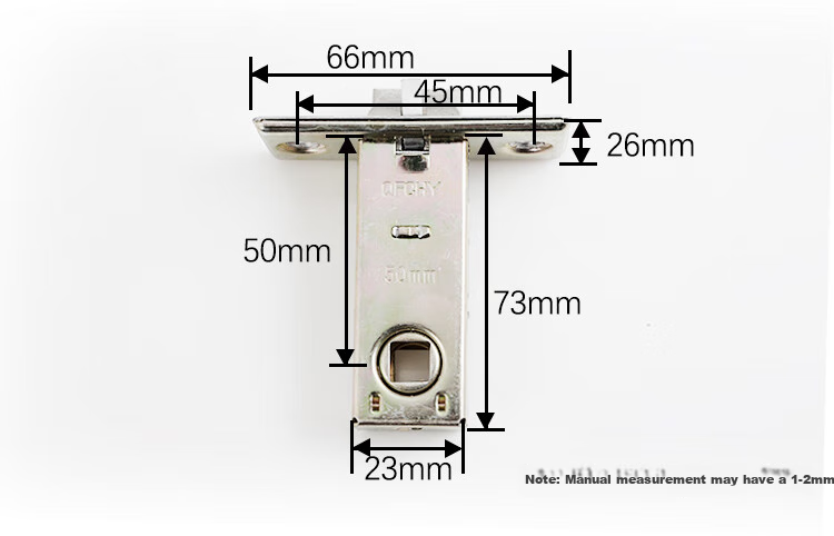 BLOSSOM Handle Lock, Interior Door Lock, Bedroom Wooden Door Lock, Brass Core Single Latch Door Lock, 5040-221 11
