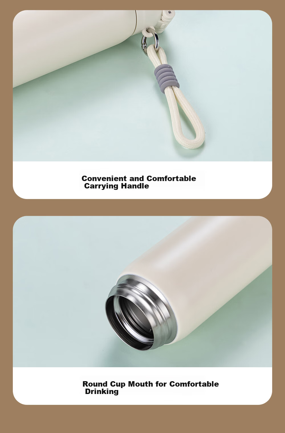 Fuguang Student Insulated Cup with Pop-Up Lid, 316L Stainless Steel Straw Cup for Women, Long-Lasting Heat And Cold Retention Children's Water Bottle 19
