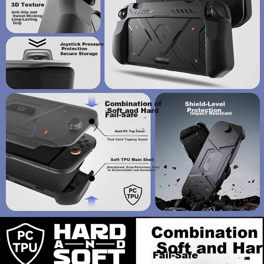 Jixiang Switch 2 Joystick Cap, Compatible with Joycon NS2/Pro2 Universal Player One Joystick Cap, 6 Pieces, Anti-Slip, Sweat-Proof, Wear-Resistant, Protective Joystick Cover to Improve Hand Feel 3