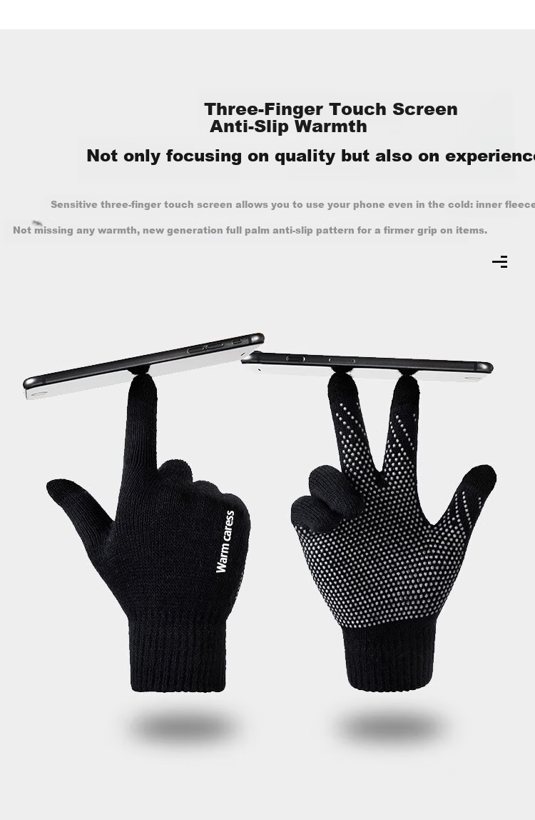 BWNK Winter Gloves, Windproof And Cold-Resistant, Warm, for Skiing, Driving, Cycling, Thickened Gloves, Suitable for Both Women And Men in Winter 4