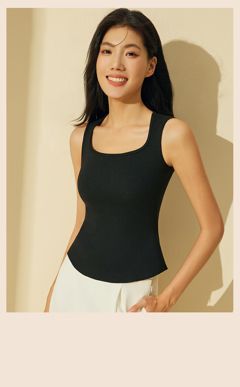 Ziyu Style Women's Thermal Vest 7A Antibacterial Base Layer Autumn Winter Bra-Integrated Mulberry Silk Undershirt 21