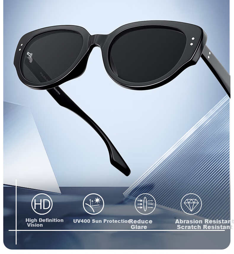Pulais Cat Eye Sunglasses for Men And Women, UV Protection, Polarized, High Definition, Sun Protection, Driving, High-End Fashion Trendy 7