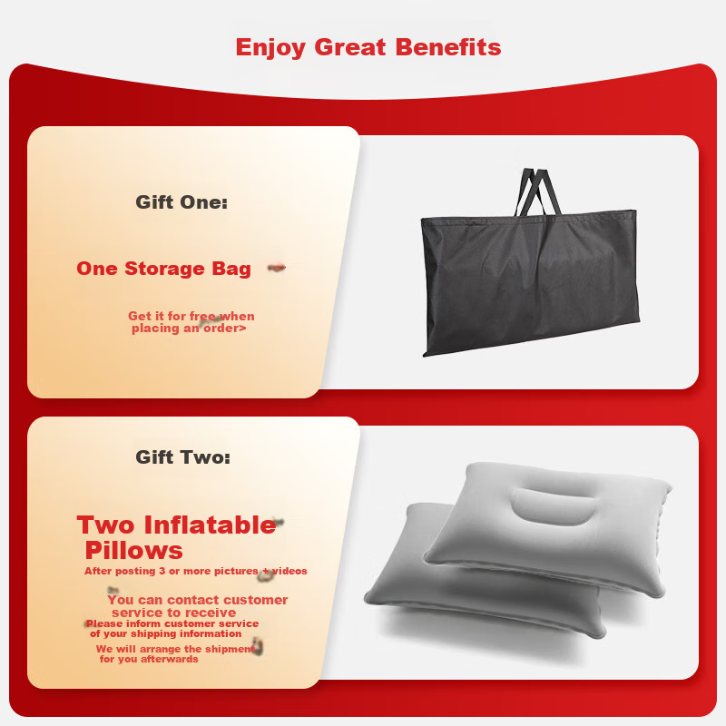 Weiyi Car Mattress Foldable Non-Inflatable Rear Seat Sleeping Pad Portable Camping Travel Auto Bed