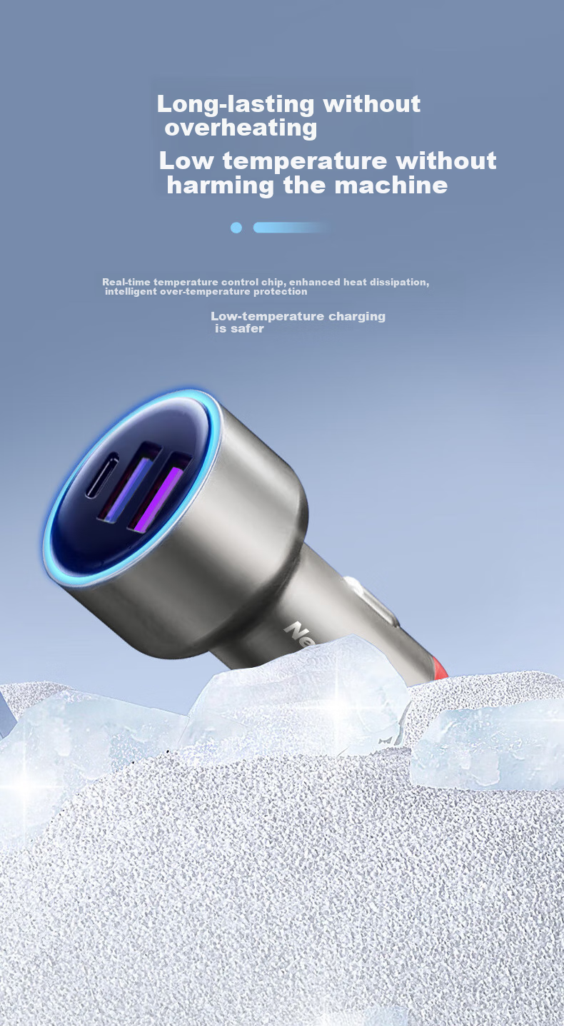 Newsmy 66W/100W Car Charger, Super Fast Charging Cigarette Lighter Adapter, Dual USB Ports [100/66W+PD45W] 13