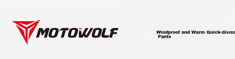 MOTOWOLF Motorcycle Quick-Release Riding Pants, Motorbike Anti-Fall Winter Warm Windproof Quick-Release Pants, Windproof Cold-Resistant Quick-Detach Pants 1