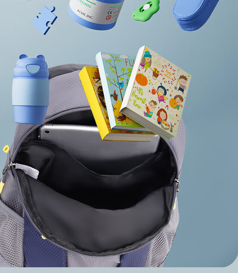 361° Kids Lightweight Backpack for Grades 1-3 School Bag Kindergarten Bookbag Versatile Study and Travel Bag 1