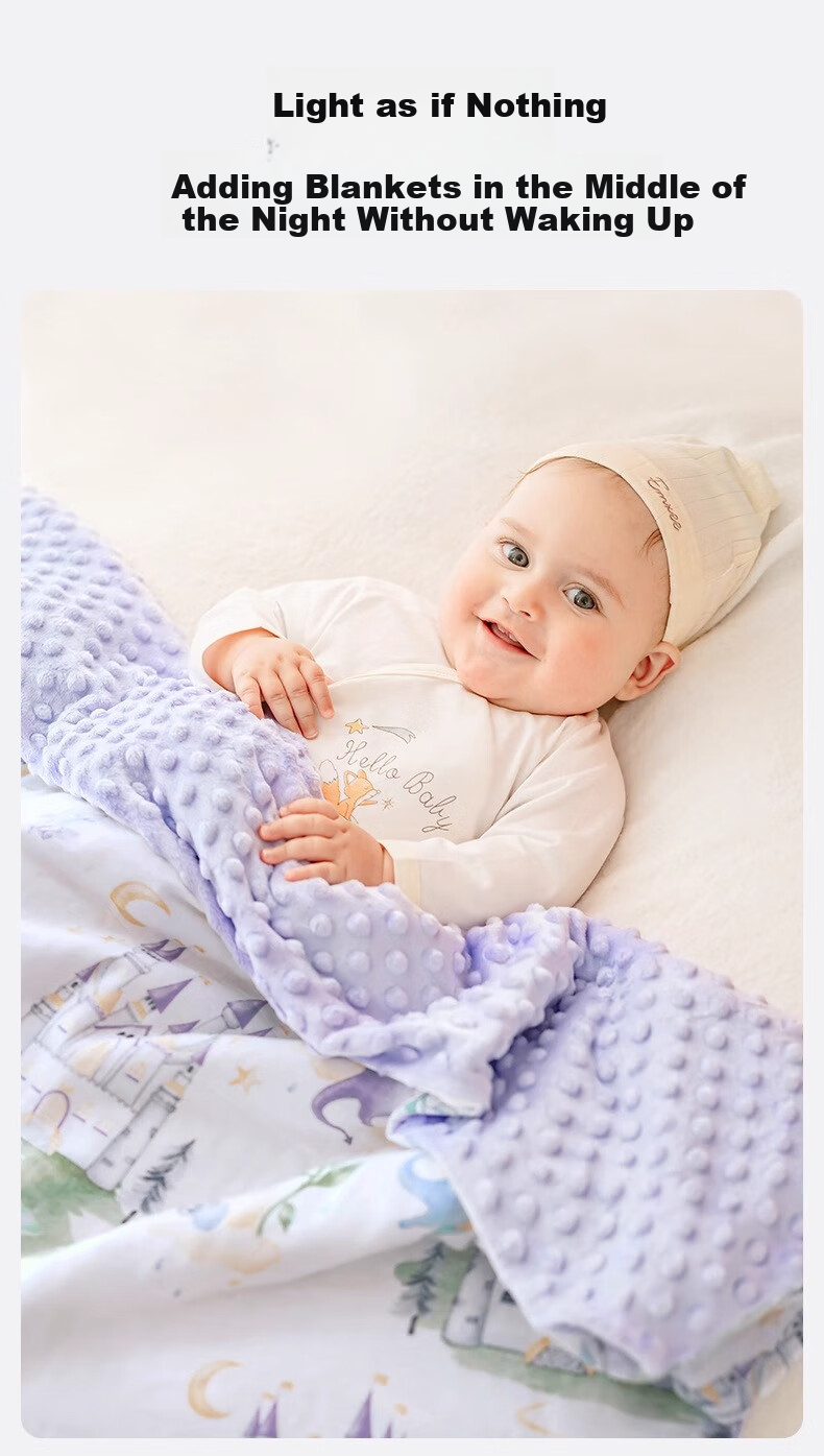 EMXEE Bean Bag Blanket, Children's Quilt for All Seasons, Kindergarten Nap Blanket, Baby Bean Bag Quilt, Encounter Little Prince 7