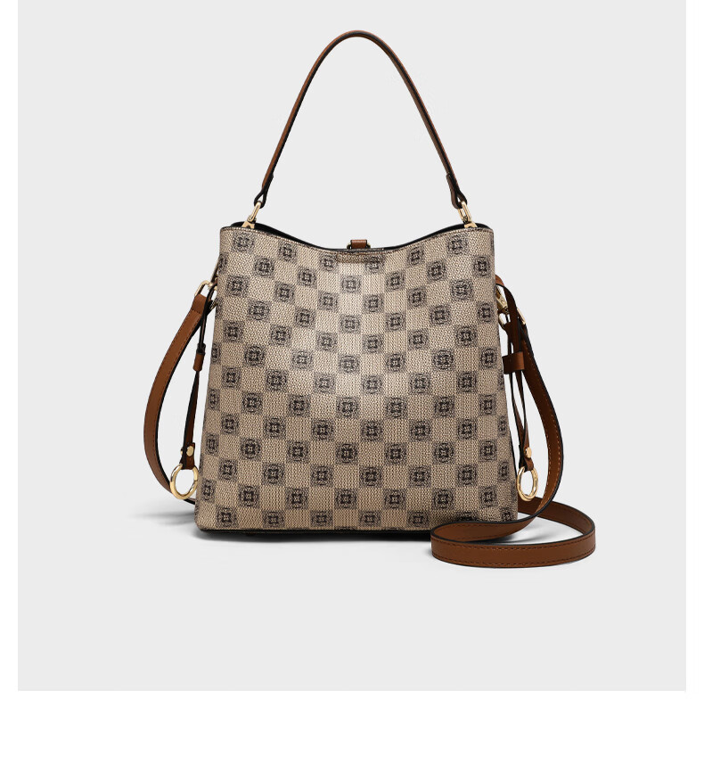 Viney Handbag, Women's Large Capacity Bucket Bag, Light Luxury Crossbody Shoulder Bag, Birthday Mother's Day Gift, Practical Present for Mom 3