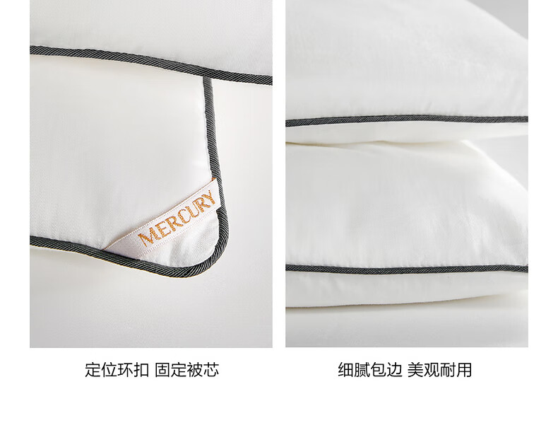 Mercury Home Textiles Quilt 80s Cotton 100% Australian Wool Quilt Class A Antibacterial Winter Warm Quilt Core 200cm×230cm 8