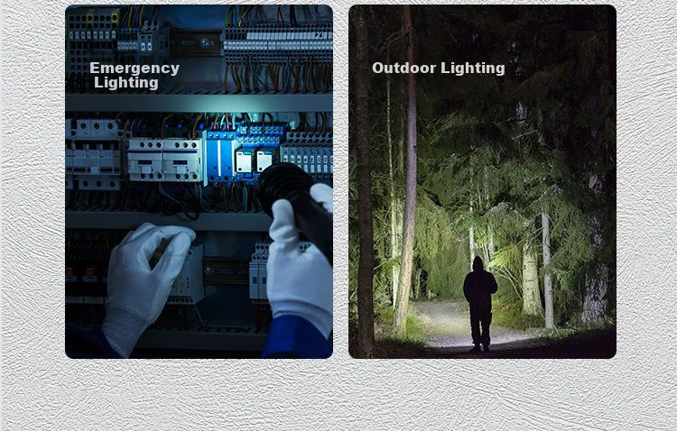 SupFire Flashlight, Fixed Focus, High Brightness, Long Battery Life, Long-Range Illumination, Compact, Portable, Household Rechargeable Lighting, Outdoor Emergency Light 5