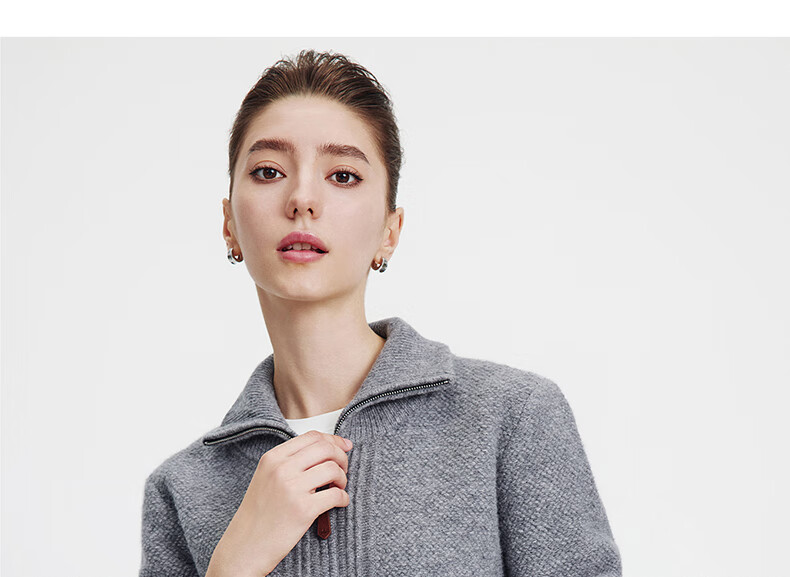 Navikail Italian Small Sailboat 25 Autumn Winter Women's Wool Sweater Full Wool Cardigan Casual Knit Jacket 2334095508 5