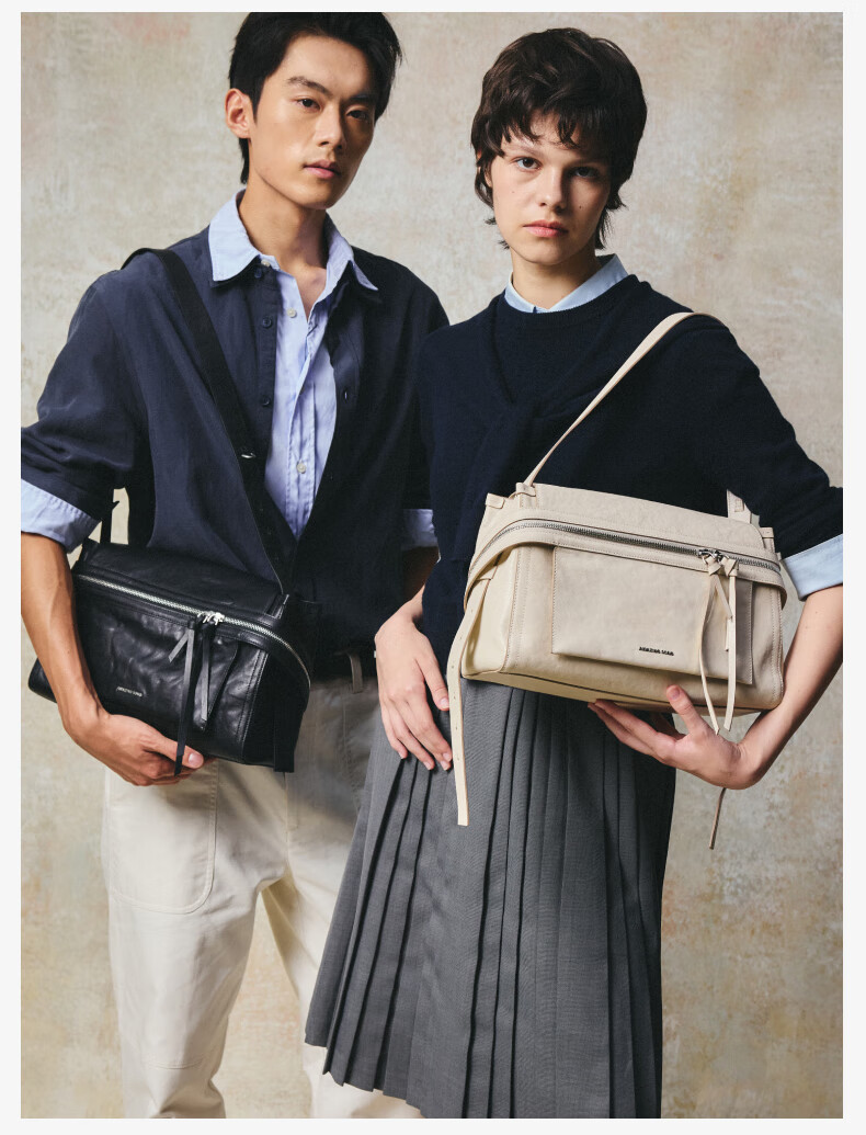Amazing Song New Year Gift Yisong Chen Duling Style Cheese Roll Large Vegetable Tanned Top Layer Cowhide Shoulder Bag 2
