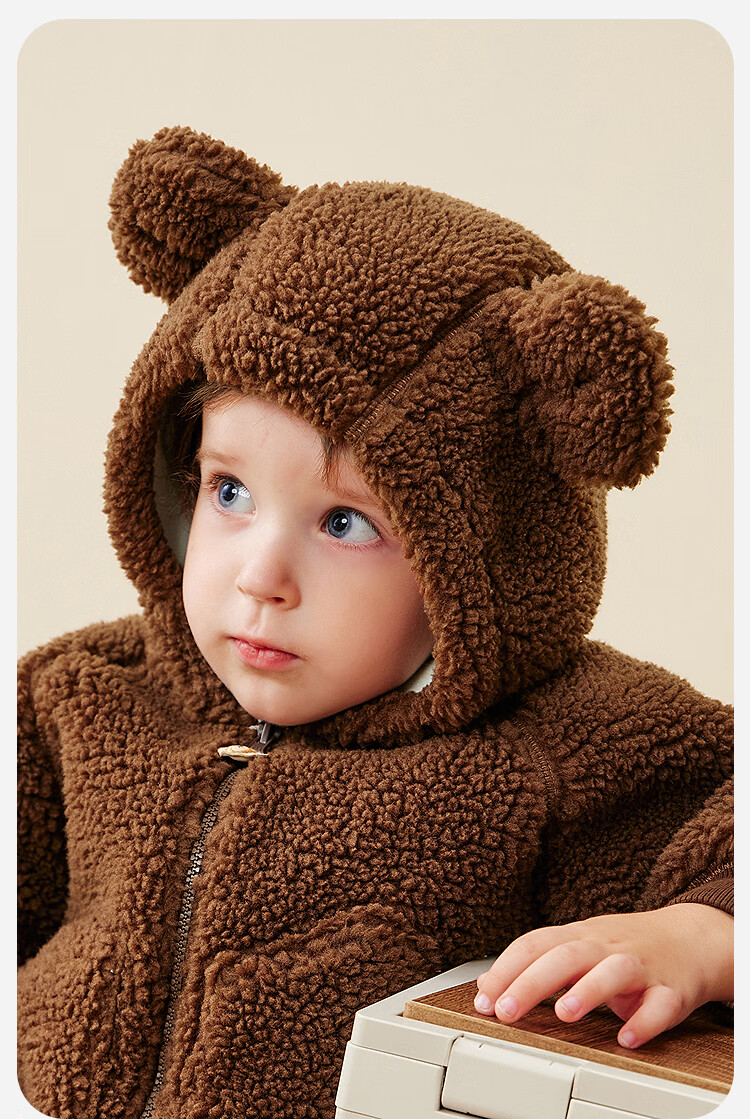 Minibala 【Pure Electric Velvet】Unisex Kids Vest Teddy Bear Baby Sleeveless Jacket 2025 Winter Collaboration 10