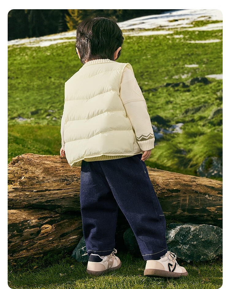 Balabala Kids Down Vest 2025 Winter Warm Clothing Cute Style [Mall Same Model] 201425101201 9
