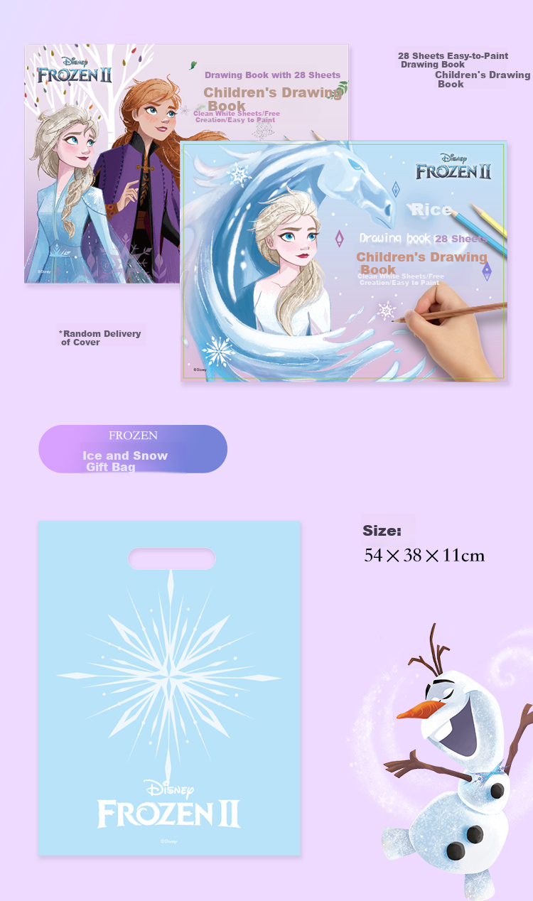 Disney Stationery Set, Elsa Princess Drawing Gift Box, Children's School Supplies And Toys, Graduation Gifts for Girls, Birthday Presents, Kindergarten Graduation Gifts 10