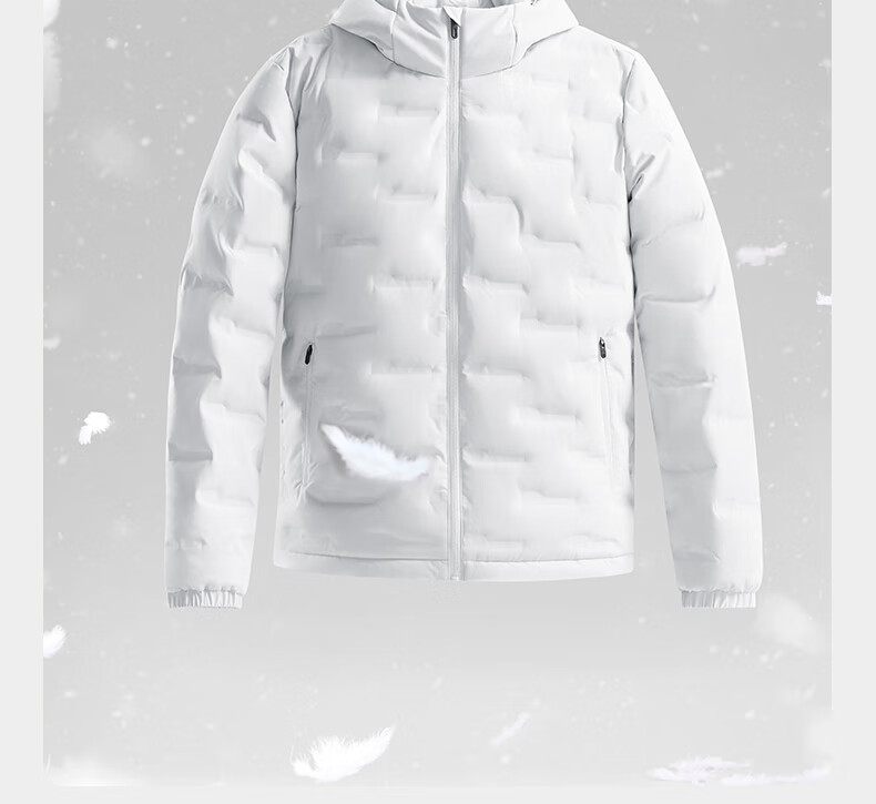 361° Men's Autumn Winter New Three-Proof Hooded Sports Casual Cold-Resistant Down Jacket 652544303-3 1