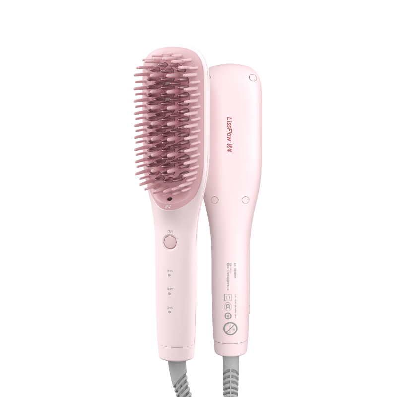 Lvcheng [Song Yi Recommended] Medium Size | Hot Balance Straight Hair Brush, Negative Ion Non-Damaging, Volumizing Dormitory Curling Iron, Flat Iron, Straightening Tool, High Crown Comb, Gift for Girls