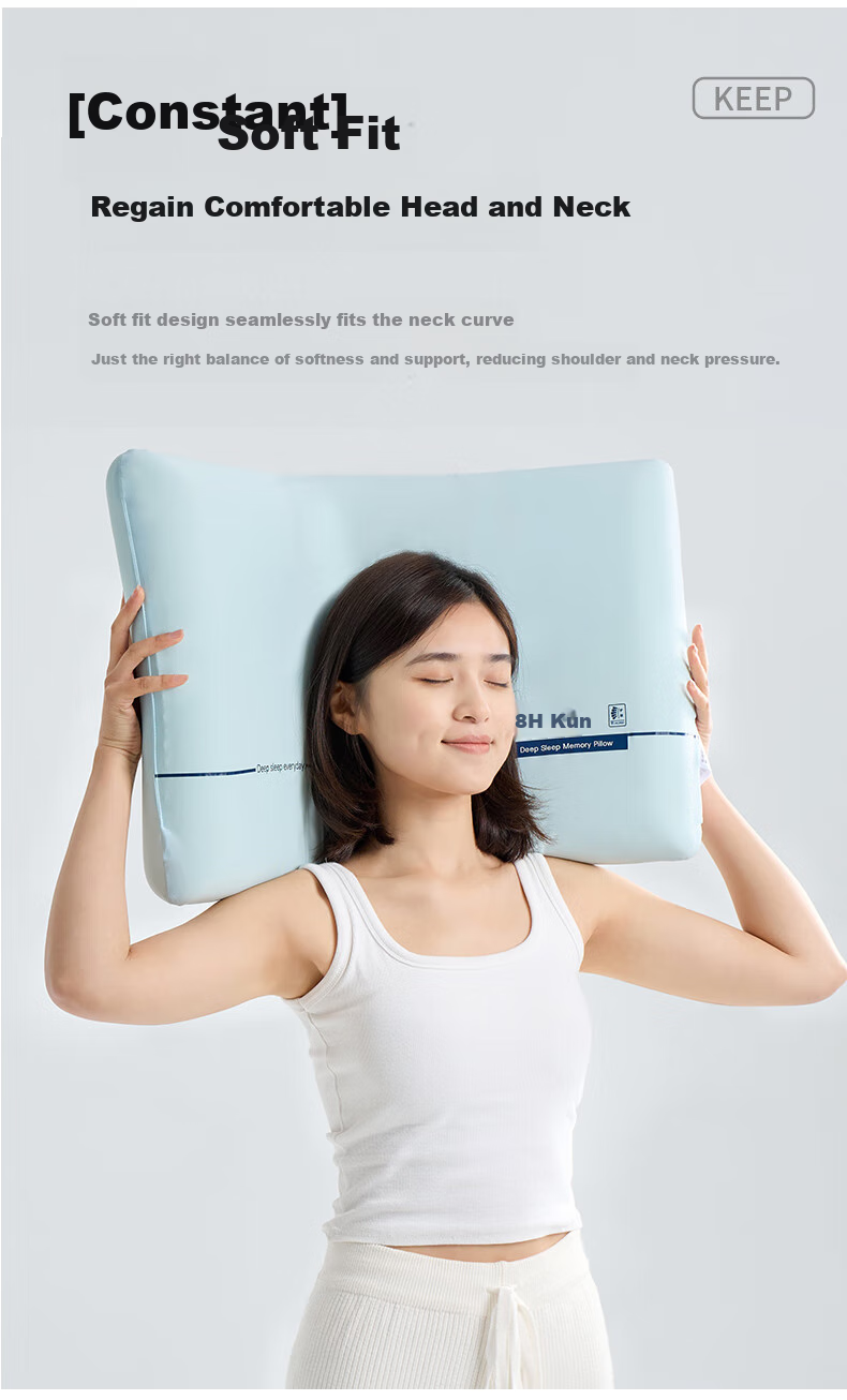 Hengyuanxiang Pillow Core, Class A Deep Sleep Pillow, Neck Protection, Slow Rebound Memory Foam Pillow Core, Adult High Pillow, 10cm [Single Piece] 2