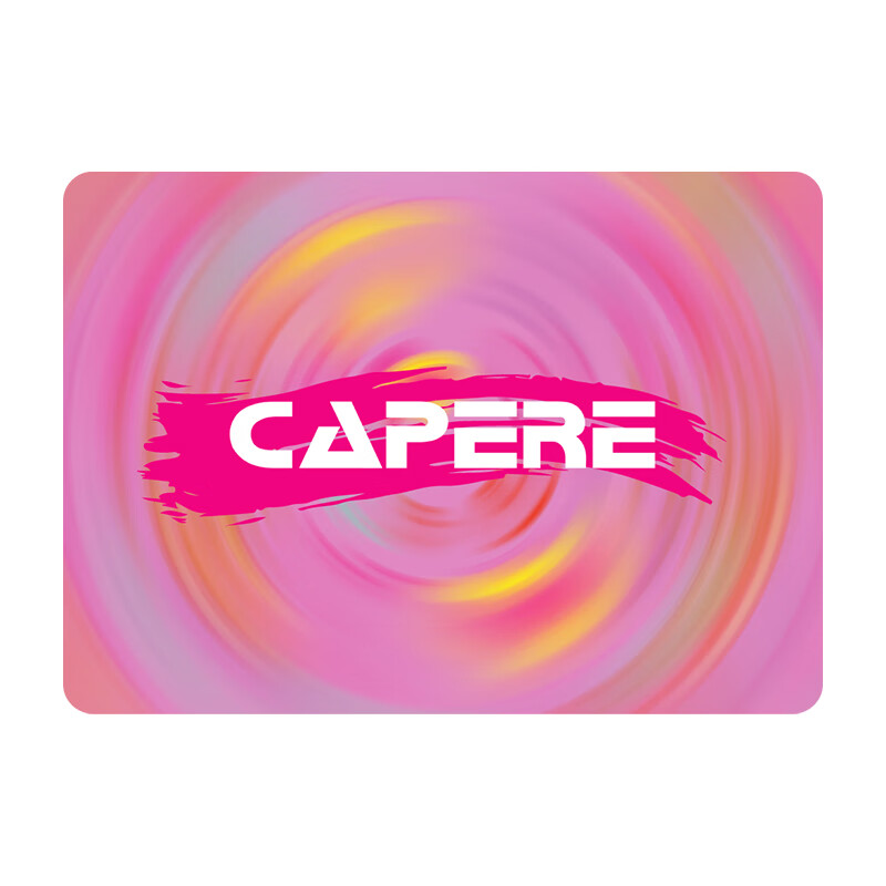 CAPERE Waterproof Fully Tempered Micro-Etched Glass Gaming Mouse Pad Thickened Medium Non-Slip PU Base Esports [Xingxian] Glass Pad/Coral Pink 350x250x6mm