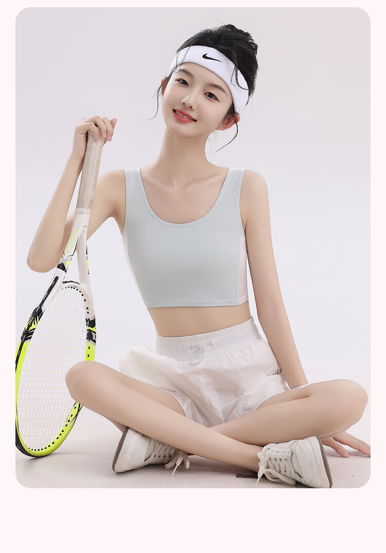 Urban Beauty Girls' Youth Development Sports Shockproof Bra Junior High School Large Kids Single Piece 10