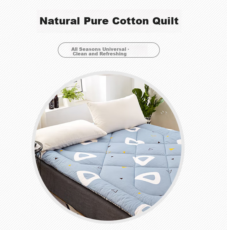 Yunjin Cotton Mattress Pad, Xinjiang Cotton Wadding Mattress, All-Cotton Bed Mat, Double Warm Quilt, 5 Jin, 180*200 Cm, Jinguang 3