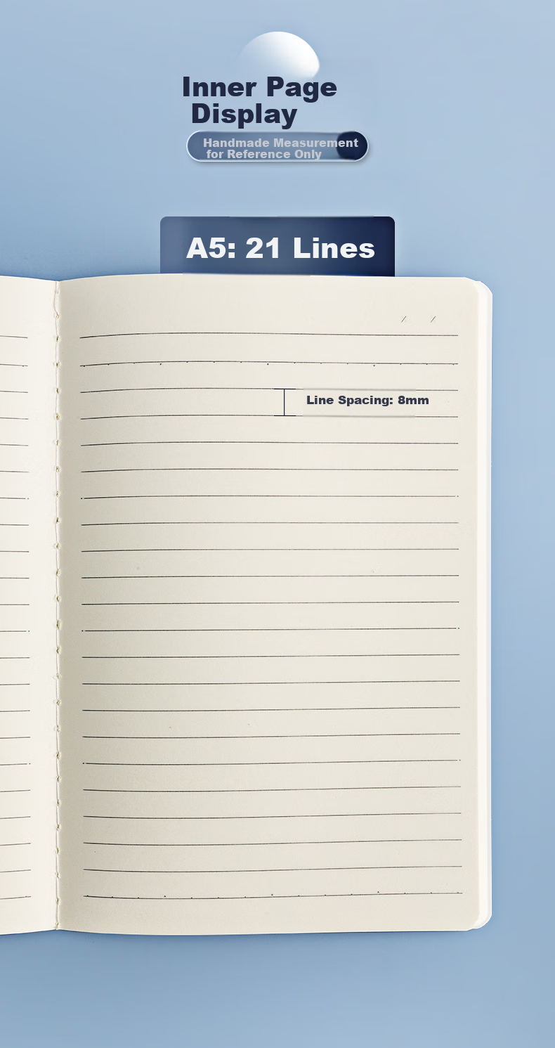 M&G Stationery A5 Notebook Stitched Binding, 40 Sheets High-Quality Error Correction Book, Student Research Journal Diary, Youyou Shiguang FA5497, 4 Books 3
