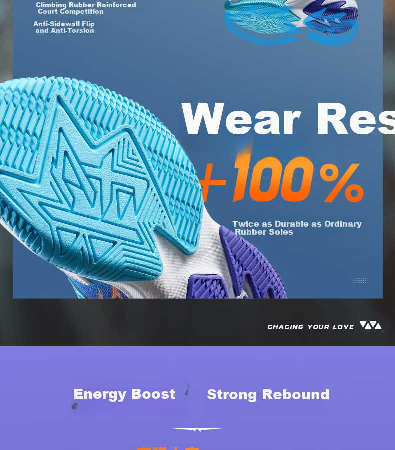 361° Children's Shoes, Hanjiang Kids Basketball Shoes, Size 25, All-Season Hard Ground Wear-Resistant Practical Training Sports Class Basketball Shoes, Purple, Size 27.5 6