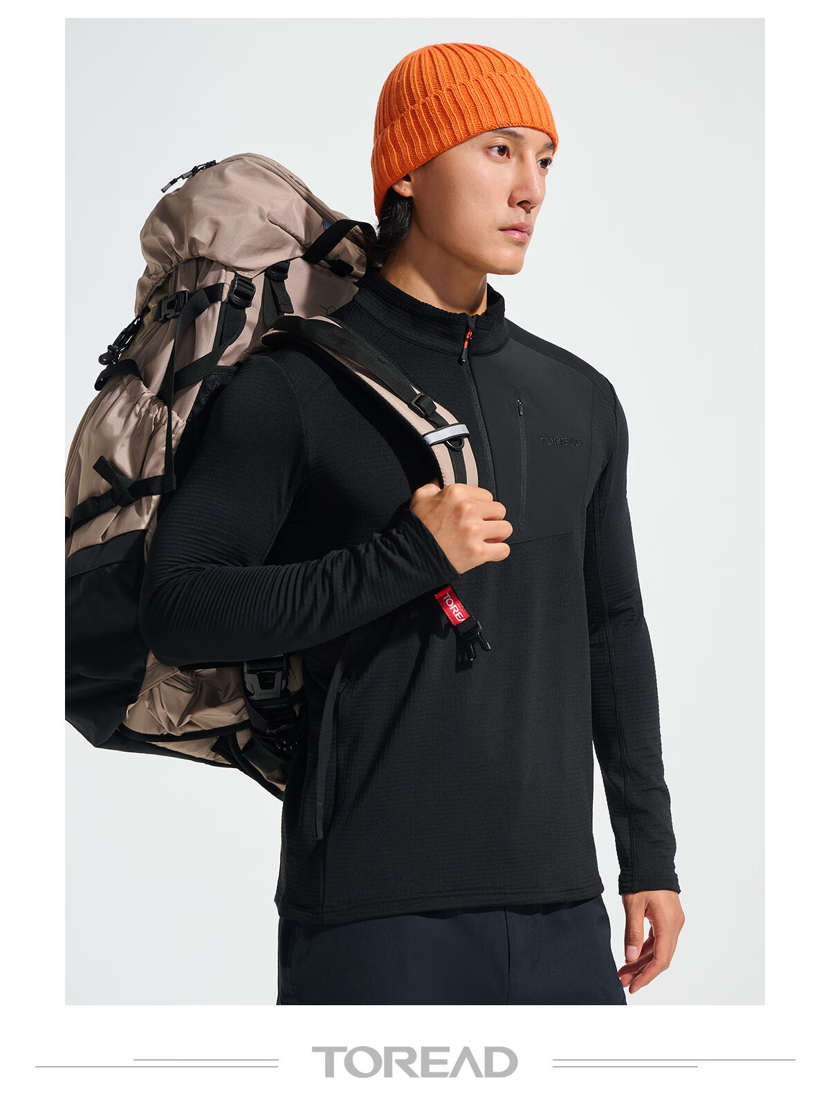TOREAD Fleece Jacket 25 Autumn Winter Lightweight Pullover Anti-Static Warm Casual Base Layer TACCAN91005 10