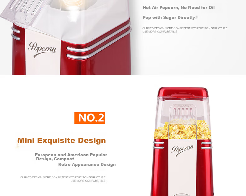 Nostdeqi Popcorn Machine New Year Gift Fully Automatic Commercial Dual-Use Popcorn Maker Spherical and Butterfly Shape Cinema Snack with Warming Function 10