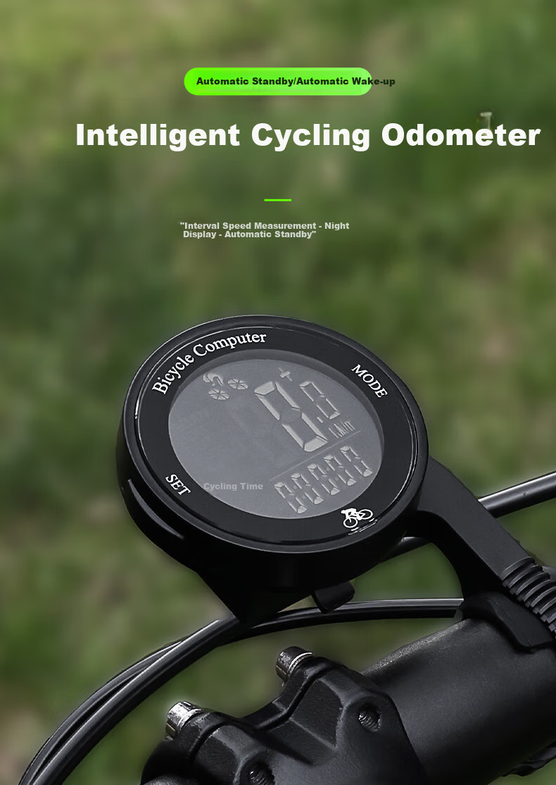 FOREVER Bicycle Cycling Computer, Suitable for Mountain Bikes And Road Bikes, Universal Smart Computer, Long Battery Life, Rain And Dust Resistant, Portable 1