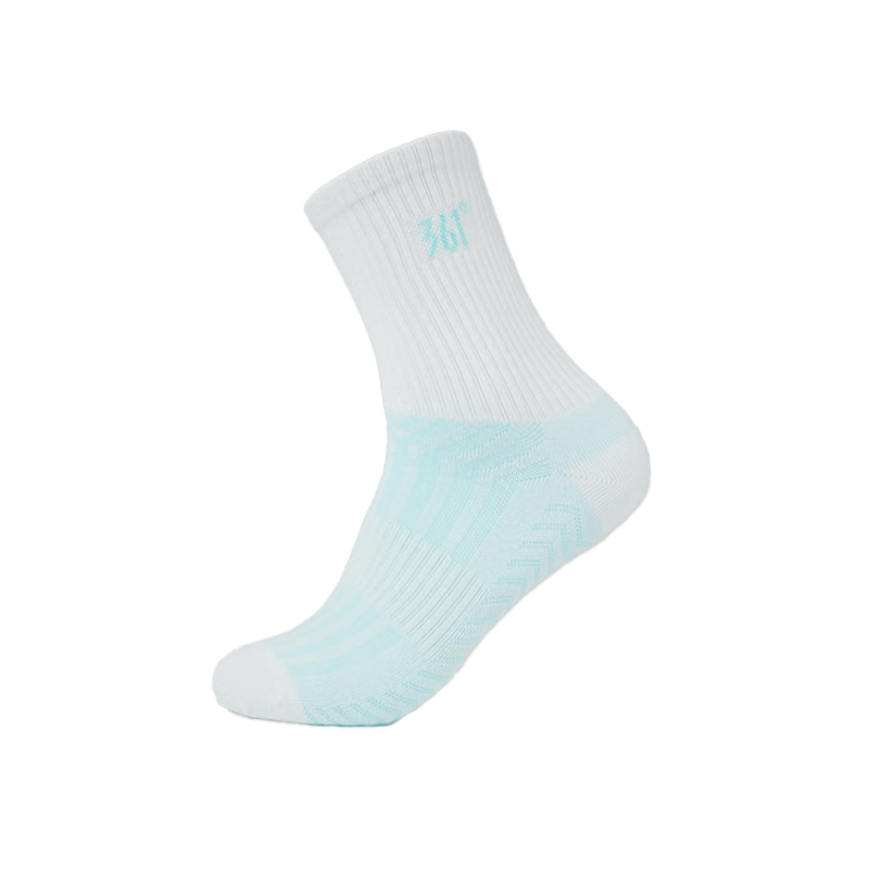361° Authentic Unisex Sweat-Absorbing Breathable Mid-Calf Running Sports Casual Socks [Set] 4 Pairs One Size