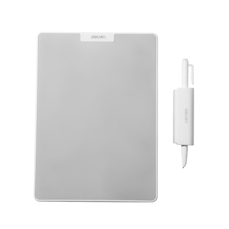Deli Wuxiao Writing Eye-Protection Whiteboard, Reusable Erasable Portable Small Whiteboard, Student Draft Calculation Office Memo Board, White 151*208mm MQ161