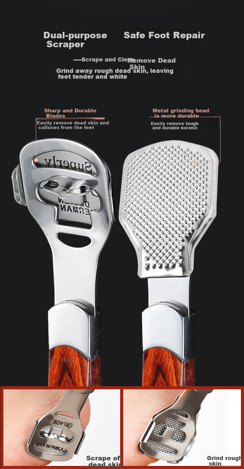 Xingfutang Nano Glass Foot File, Pumice Stone, Pedicure Tool, Dead Skin Remover, Callus Remover for Heel And Foot 3