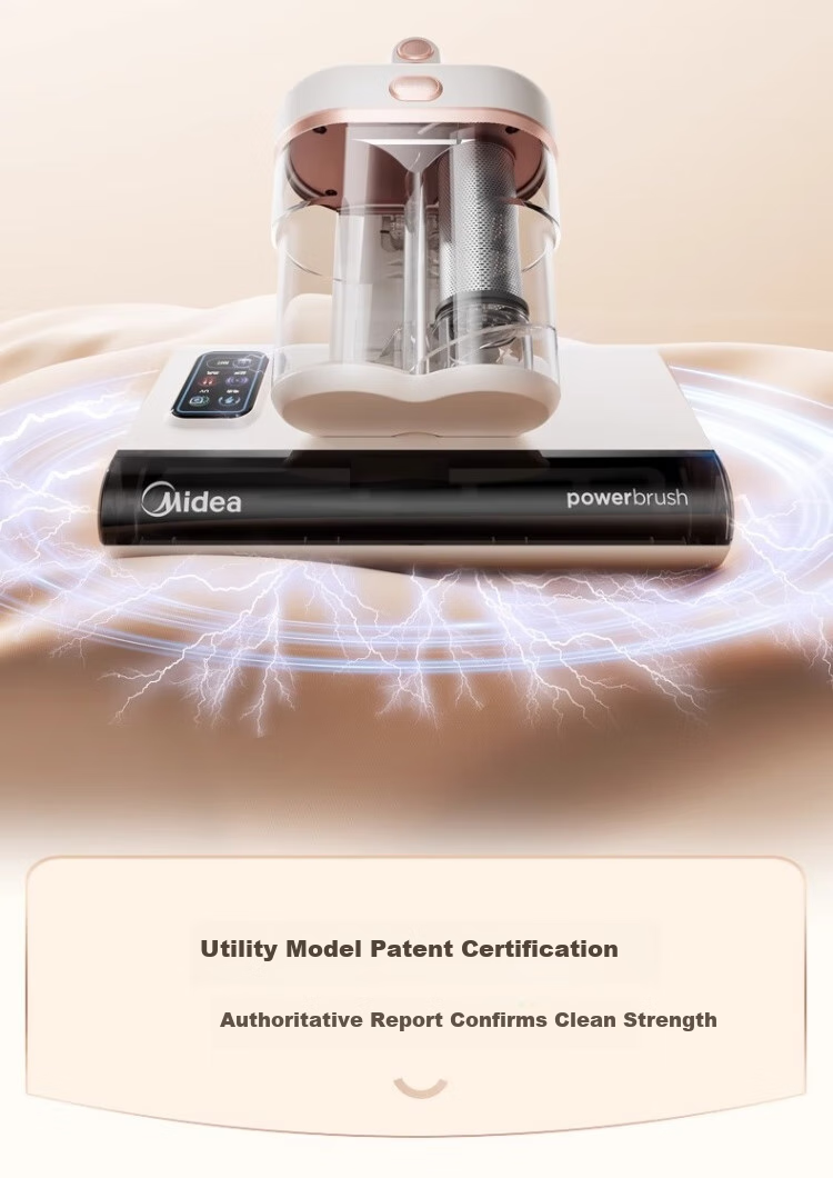 Midea MX7 Sleep Comfort Mite Removal Device [Mother & Baby Grade] Patented Electric Shock Mite Remover 3-in-1 High-Temperature Sterilization Vacuum Cleaner for Bed Home Use 8