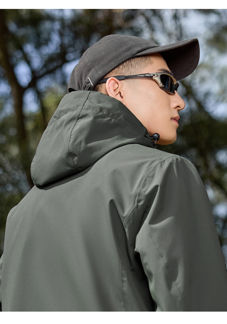 MIZUNO Outdoor 3-in-1 Windproof Waterproof Jacket Unisex Autumn Hiking Coat 13