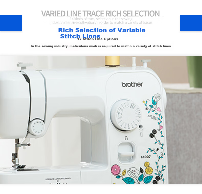 Brother JA007 Home Compact Mini Electric Multi-Function Sewing Machine with Simple Lockstitch And Buttonhole Self-Operated Flagship Store 7