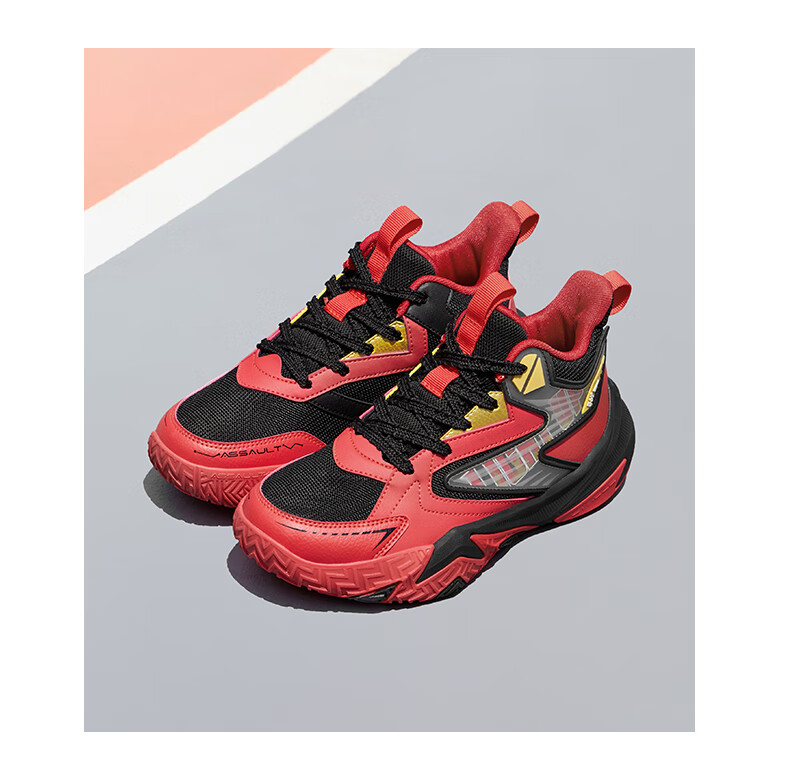 361° Kids Basketball Shoes 25 Winter Youth Professional Hardcourt Durable High-Elastic Shock Absorption Sports Shoes Black 33 5