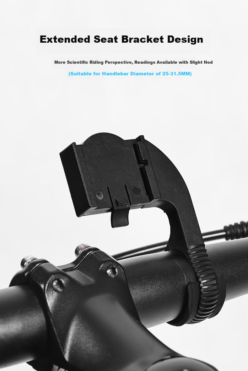 FOREVER Bicycle Cycling Computer, Suitable for Mountain Bikes And Road Bikes, Universal Smart Computer, Long Battery Life, Rain And Dust Resistant, Portable 7